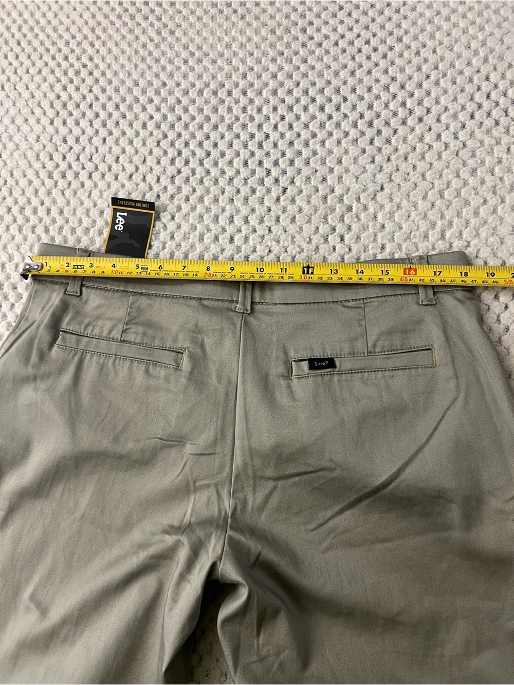 Lee Men's Classic Straight Fit Pants - Sage Green 16- MD - Picture 8 of 8